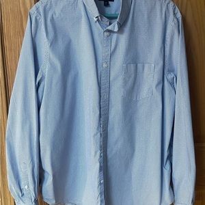 Express Men’s Long sleeve dress shirt Blue size large